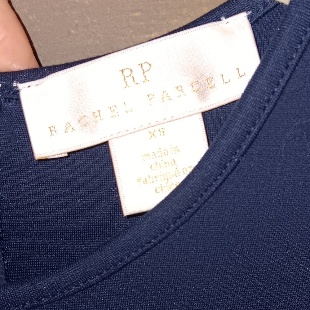 Rachel Parcell Dress XS Navy Blue Career Formal - Picture 6 of 8